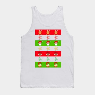 Christmas Stripes Tank Top